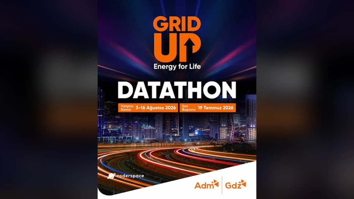GridUp Datathon resmî afişi